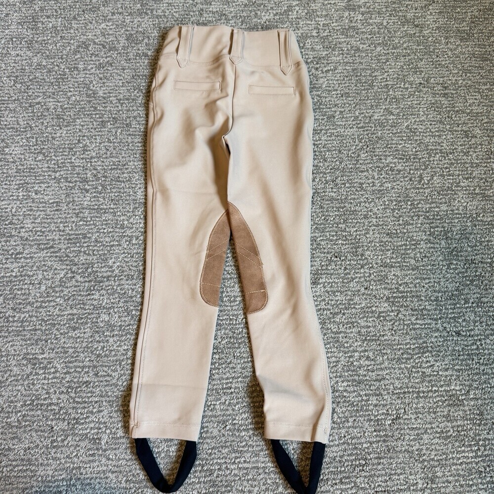 Free Ride Equestrian NEW Children's Lux Breeches In Beige Size 4-5 Kids Horse - Picture 8 of 8